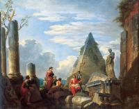Panini, Giovanni Paolo - Roman Ruins with Figures